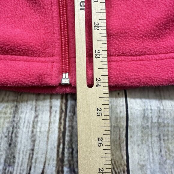Columbia Jacket Womens Small Pink Long Sleeve Fleece Zip-Up Pockets Adult - Picture 7 of 10